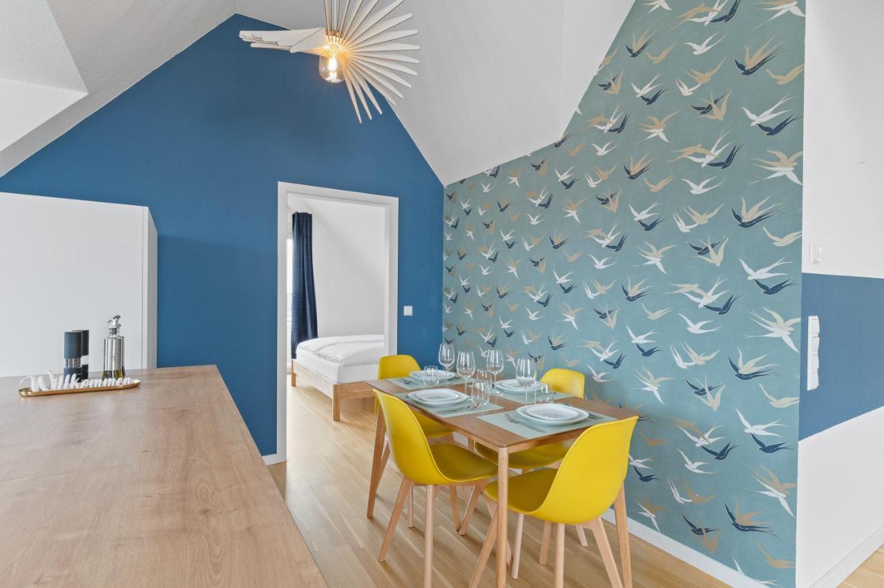 Design-Apartment - Kueche - Balkon - Tiefgarage Лайнфельден-Эхтердинген Экстерьер фото