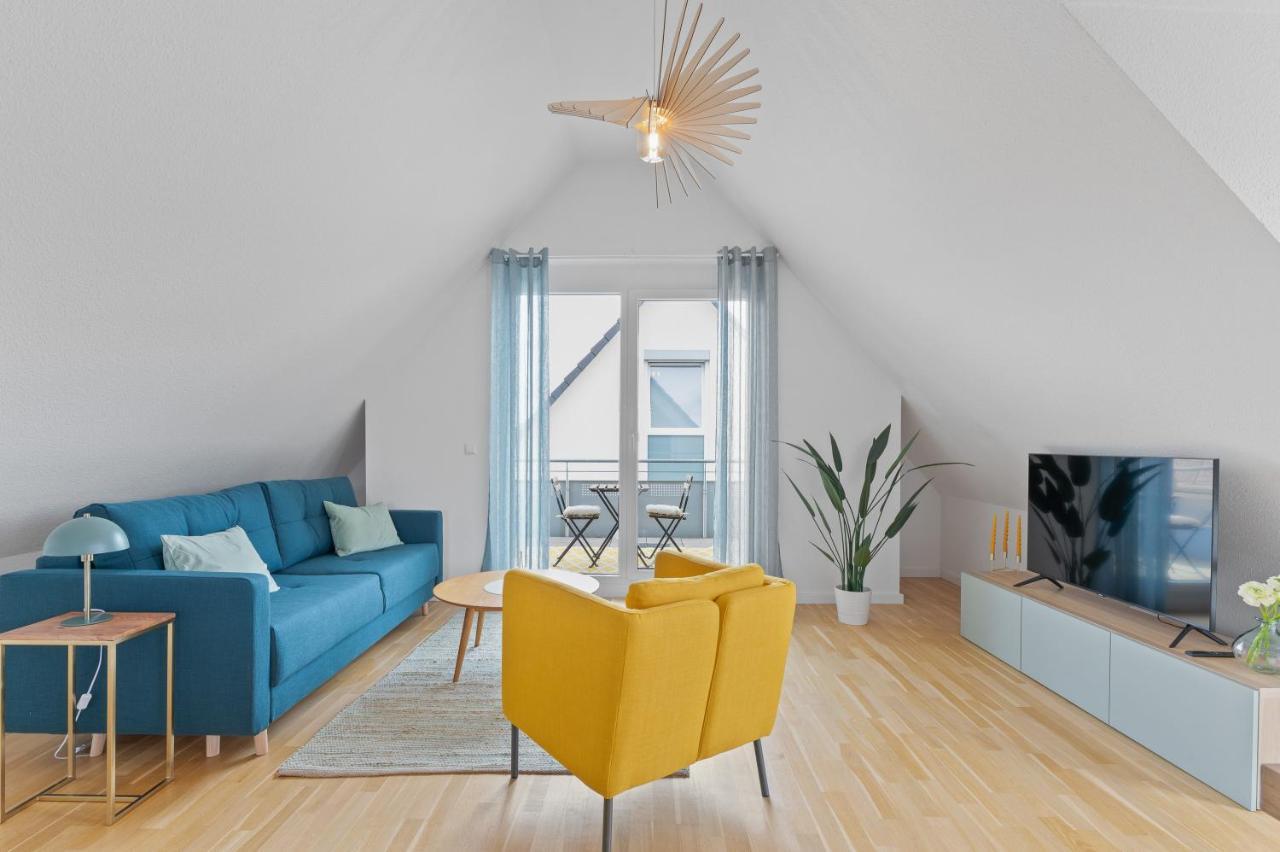 Design-Apartment - Kueche - Balkon - Tiefgarage Лайнфельден-Эхтердинген Экстерьер фото