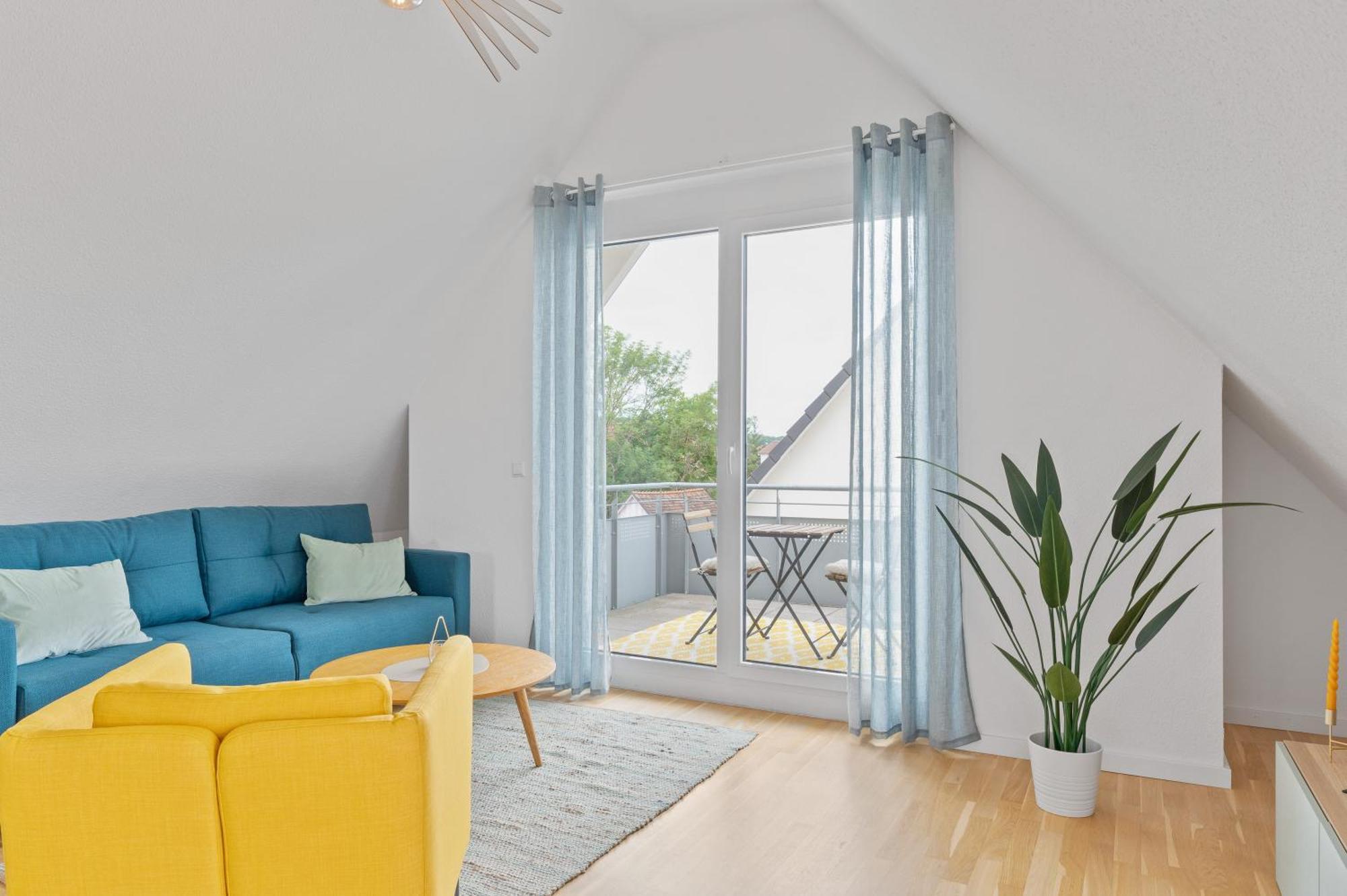 Design-Apartment - Kueche - Balkon - Tiefgarage Лайнфельден-Эхтердинген Экстерьер фото