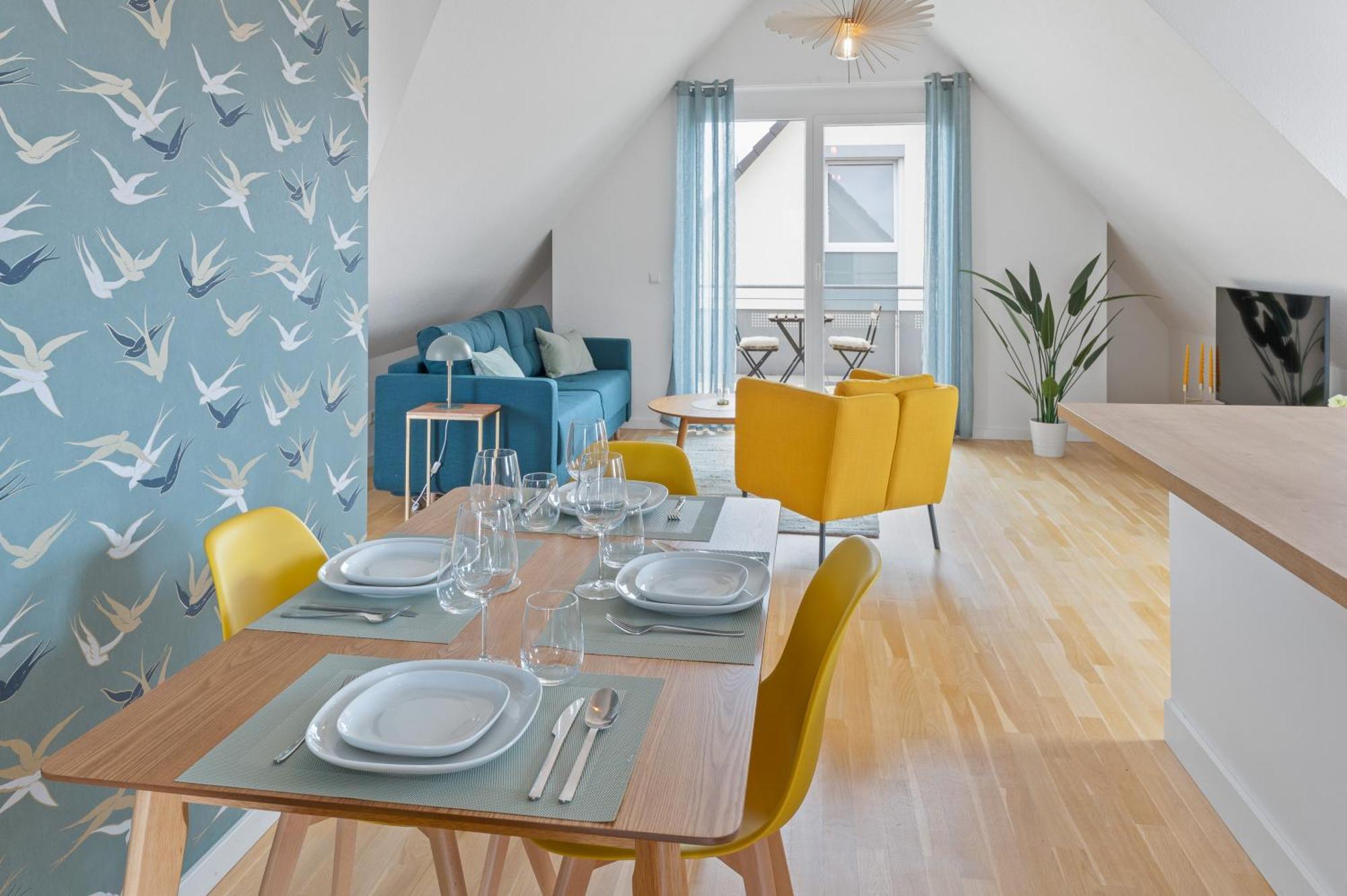 Design-Apartment - Kueche - Balkon - Tiefgarage Лайнфельден-Эхтердинген Экстерьер фото