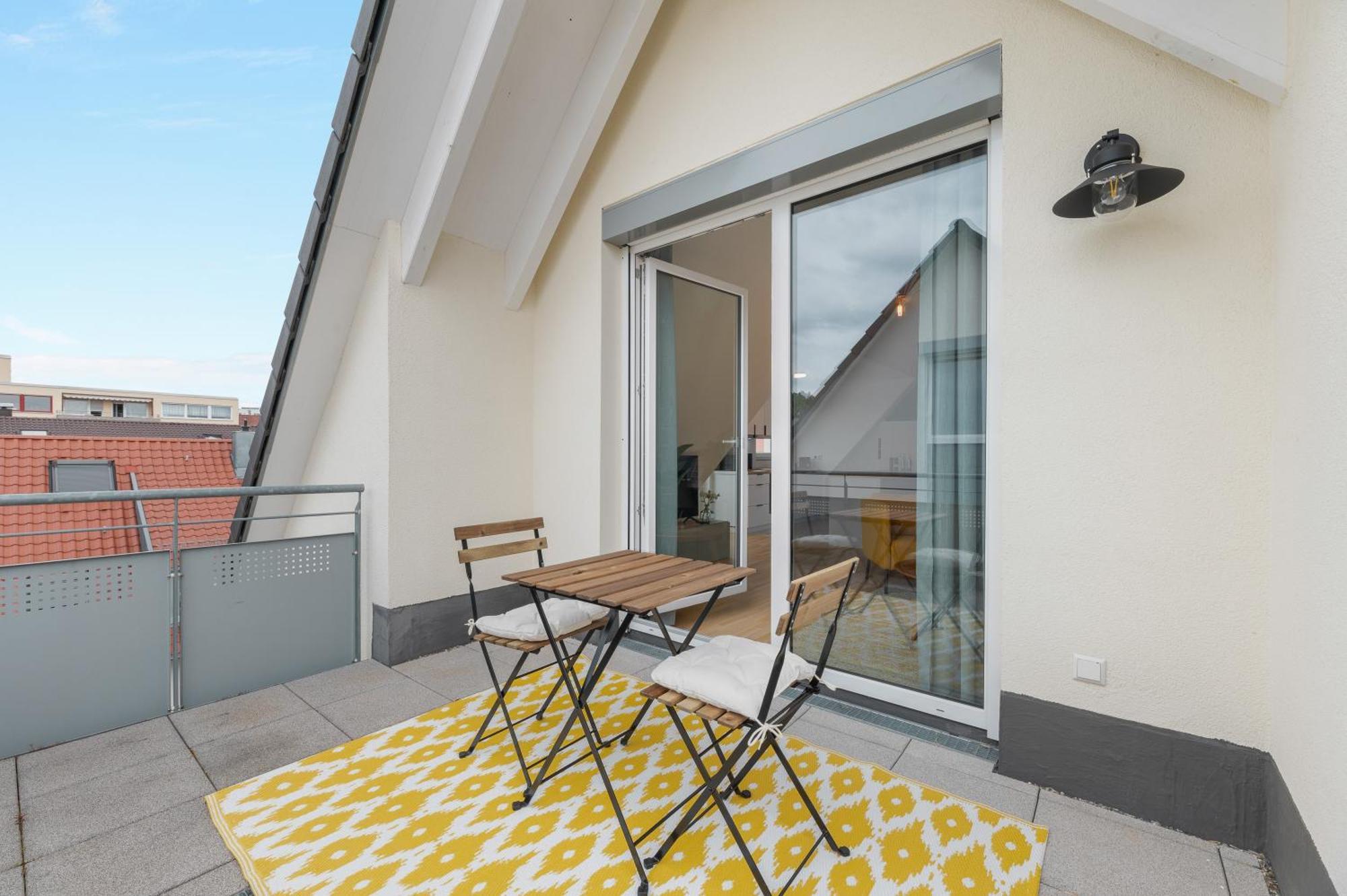 Design-Apartment - Kueche - Balkon - Tiefgarage Лайнфельден-Эхтердинген Экстерьер фото